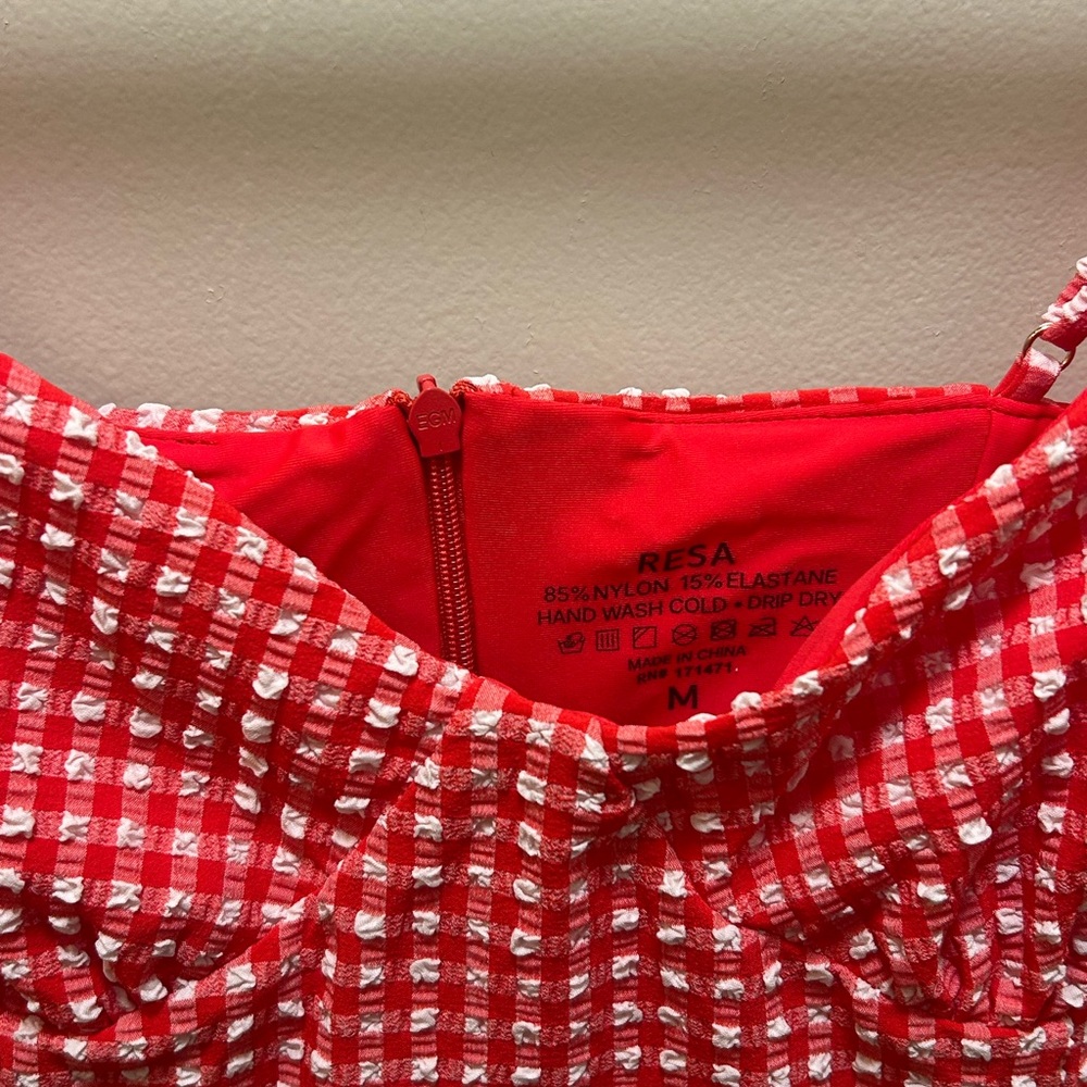 Resa x Joelle fletcher collab Joelle gingham mini dress.NWOT - Picture 5 of 6
